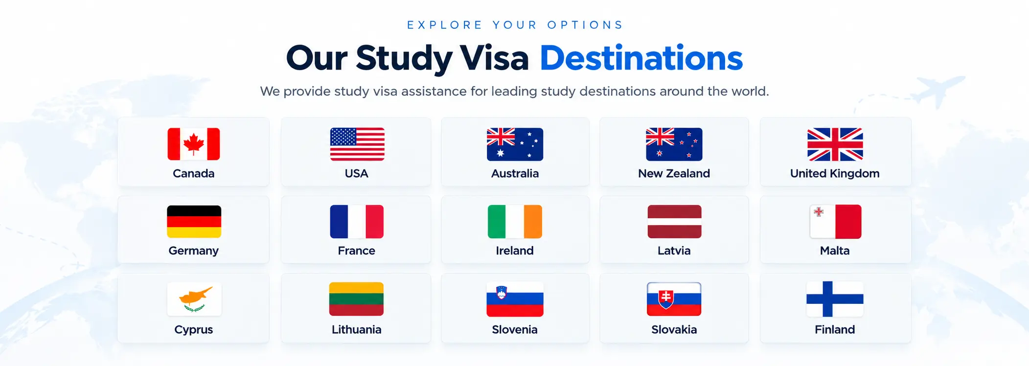 Study visa countries